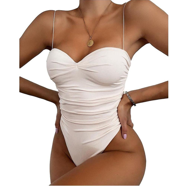 Sexy Ruched One-Piece Swimsuit