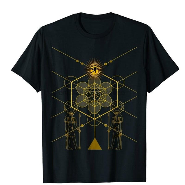 Eye Of Horus Sacred Geometry T-Shirt