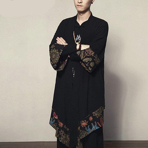 Japanese-Style Half-Sleeve Kimono