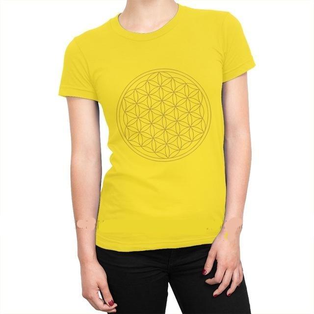 Flower Of Life Gold T-Shirt