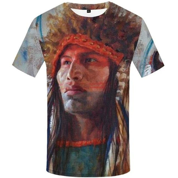Men's Native American Headdress T-Shirt